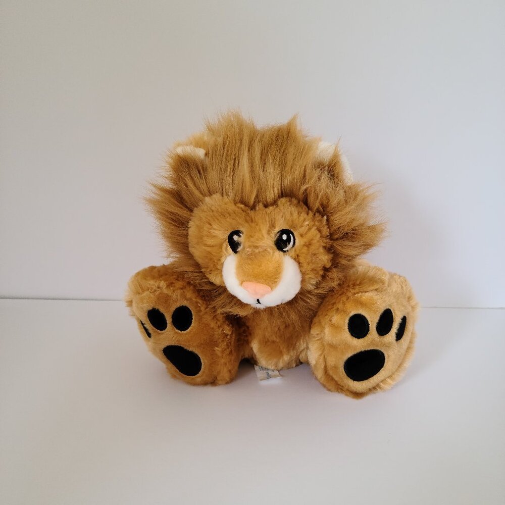 WISHPETS SITTING PAWPETS LION FROM KALAHARI RESORTS SOFT & CUDLEY BROWN 8 INCHES